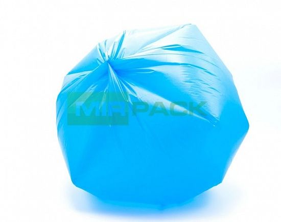 Мешки для мусора 35 л, в рулоне 20 штук, 20 мкм, ПСД, синие, 50х64 см, особопрочные - Вид 2